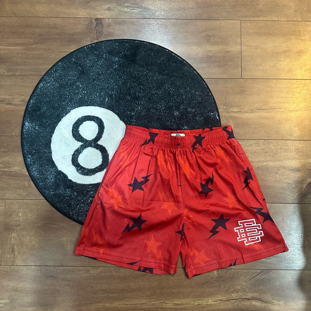 Eric Emanuel x bape mesh shorts brand new authentic